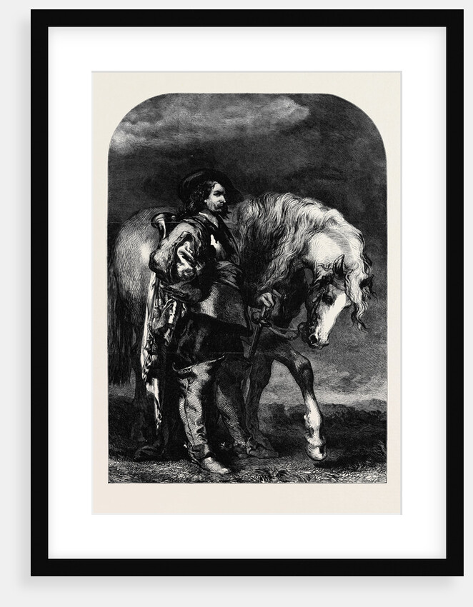 The Trumpeter, in the Exhibition of the Society of Painters in Water Colours by Anonymous