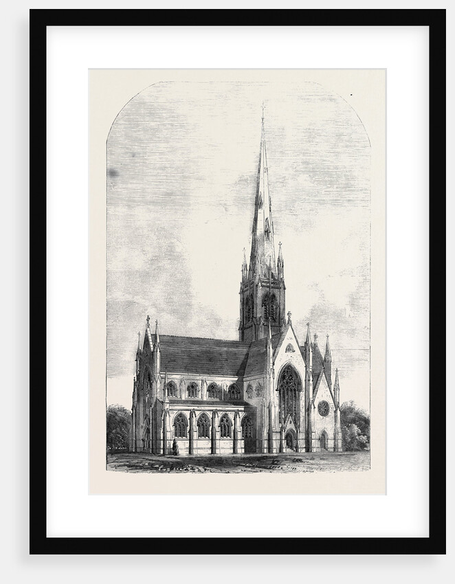 British Protestant Church in Course of Erection at Nice France by Anonymous