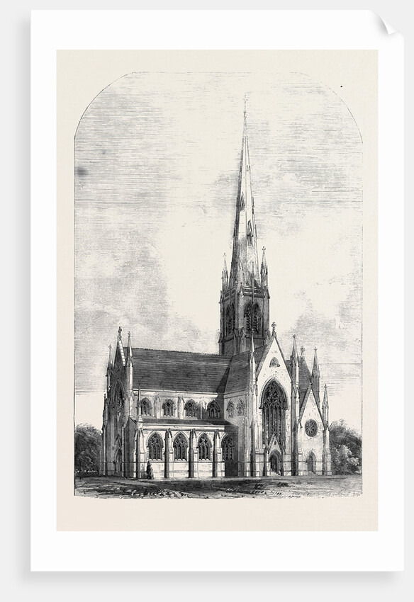British Protestant Church in Course of Erection at Nice France by Anonymous