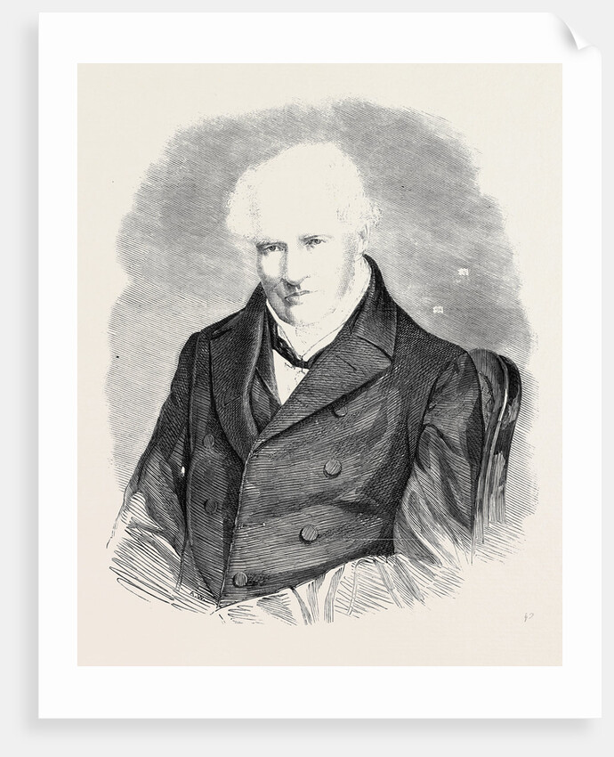 The Late Baron Alexander Von Humboldt by Anonymous