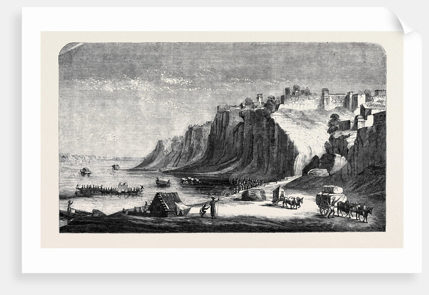 Calpee on the Jumna from an Indian Drawing by Anonymous