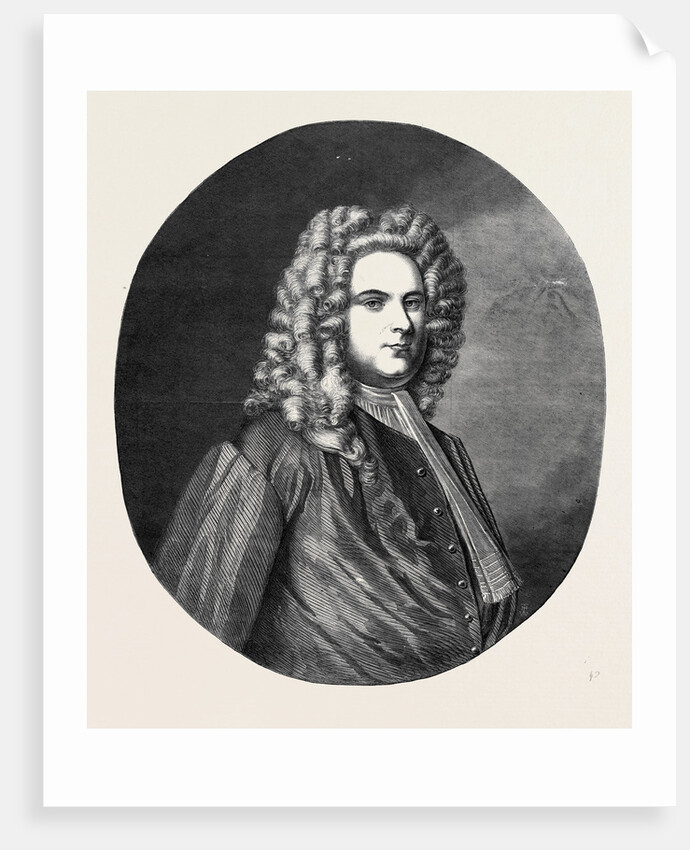 Portrait of Handel from the Original Painted for Him by Denner and Presented to the Sacred Harmonic Society by Anonymous