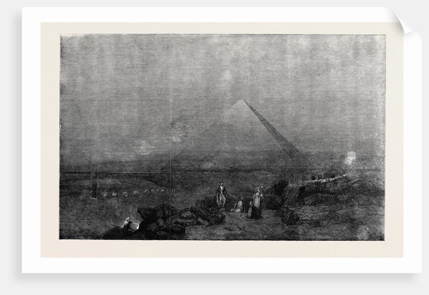 The Great Pyramid after Sunset, in the Exhibition of the New Society of Painters in Water Colours by Anonymous