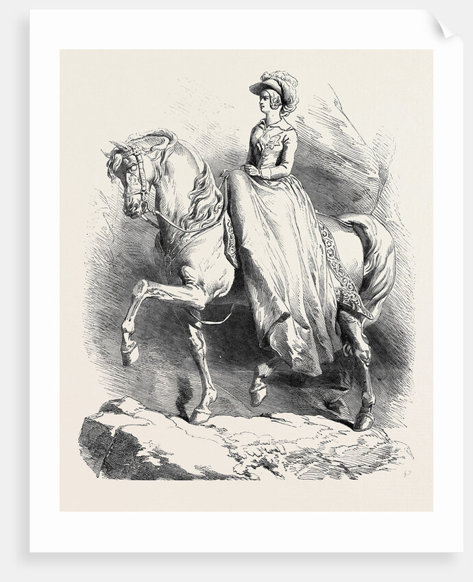 Statuette of Her Majesty, Modelled by Count D'Orsay by Anonymous