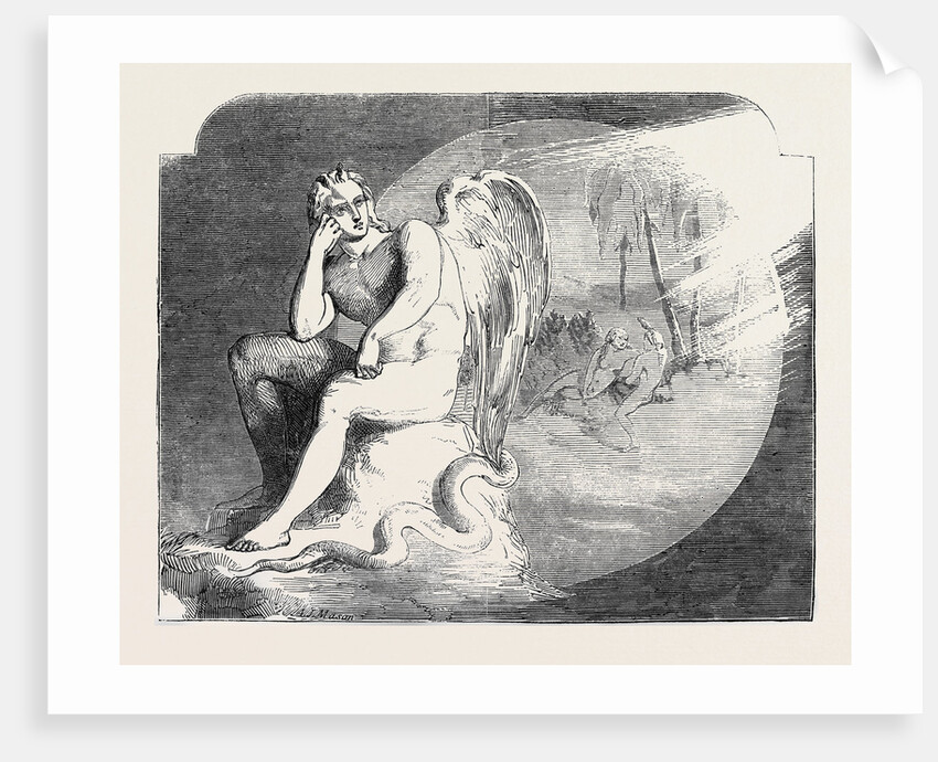 Group of Sculpture, by Lough, at the City Ball. by Anonymous