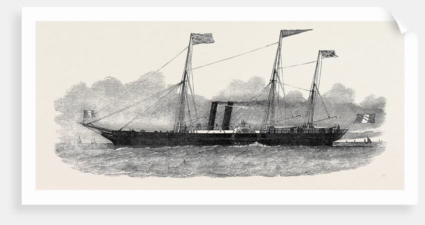 Trial Trip of the Baron Osy, Iron Steam Ship by Anonymous
