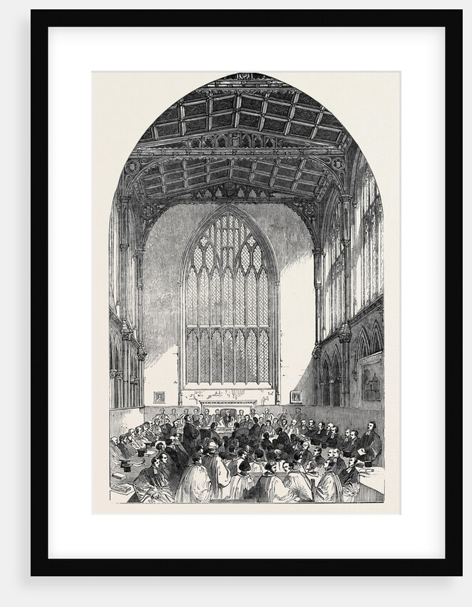 Sitting of the Synod, in the Chapter-House. by Anonymous