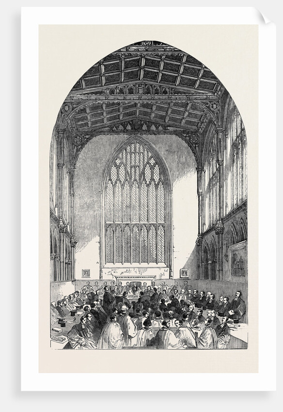 Sitting of the Synod, in the Chapter-House. by Anonymous