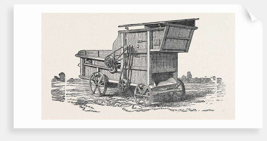 Threshing Machine, Clayton, Shuttleworth, And Co. by Anonymous