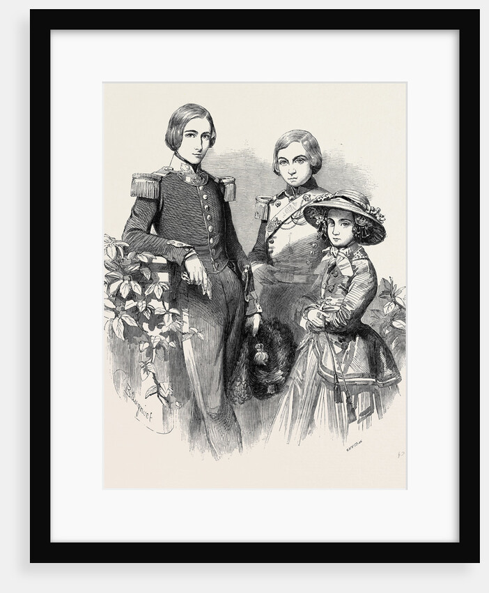 The Royal Children of Belgium, Duke of Brabant, Count of Flanders, Princess Charlotte by Anonymous