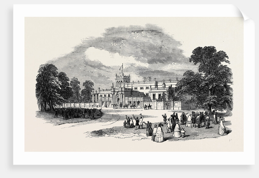 Shrubland Park, Near Ipswich, the Seat of Sir W.F. Middleton, Bart., Arrival of Prince Albert, Meeting of the British Association at Ipswich by Anonymous