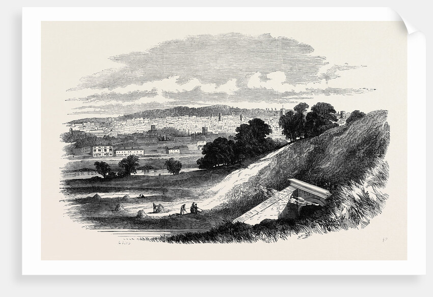 View of Ipswich, from Store Hill, Meeting of the British Association at Ipswich by Anonymous