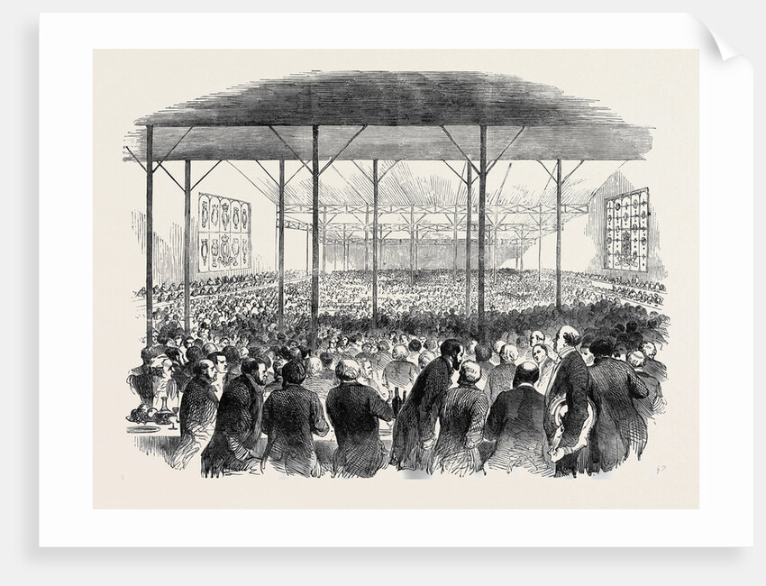 The Royal Agricultural Society's Meeting at Windsor, the Pavilion Dinner in the Home Park by Anonymous