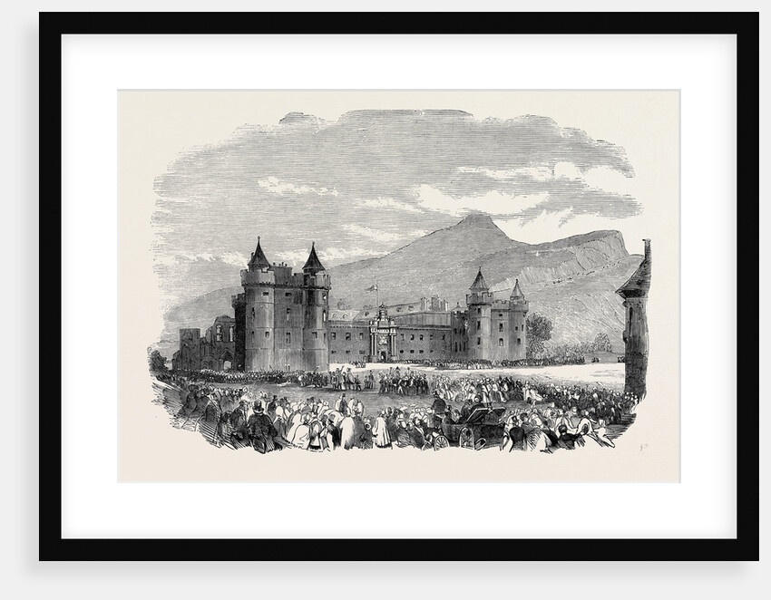The Processlon Entering the Palace of Holyrood by Anonymous