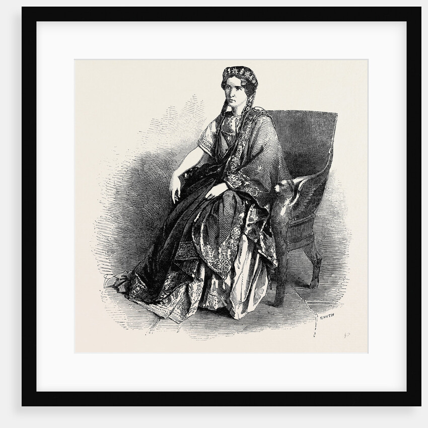 Mademoiselle Rachel As Valeria by Anonymous
