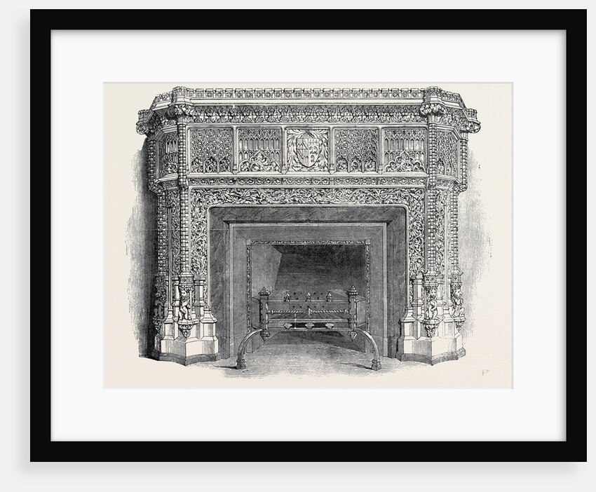 Gothic Mantel Piece, the Great Exhibition by Anonymous