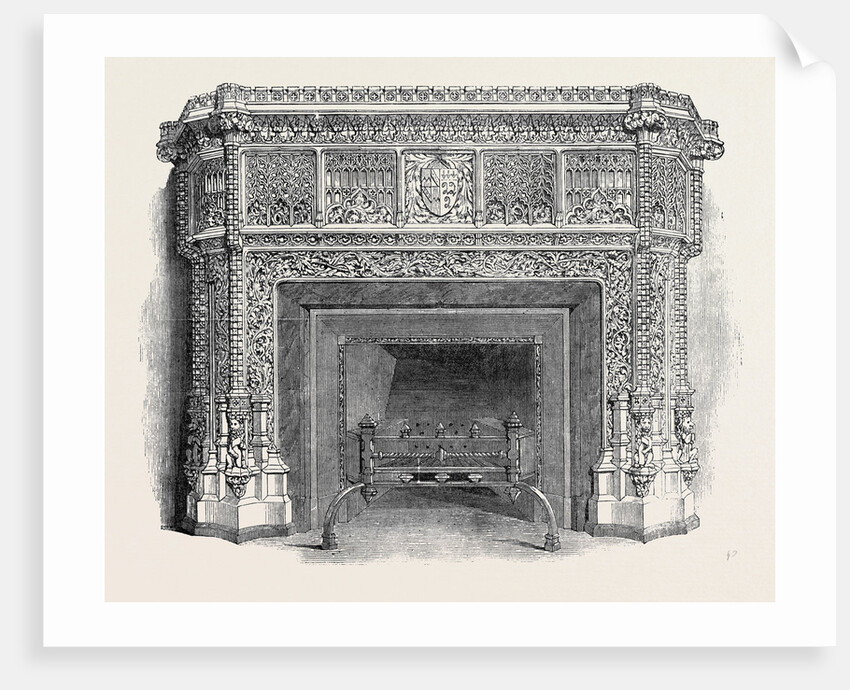 Gothic Mantel Piece, the Great Exhibition by Anonymous