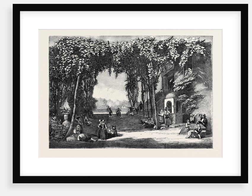 Exhibition of the New Society of Painters Water Colours, Italy, La Saltarella by Anonymous