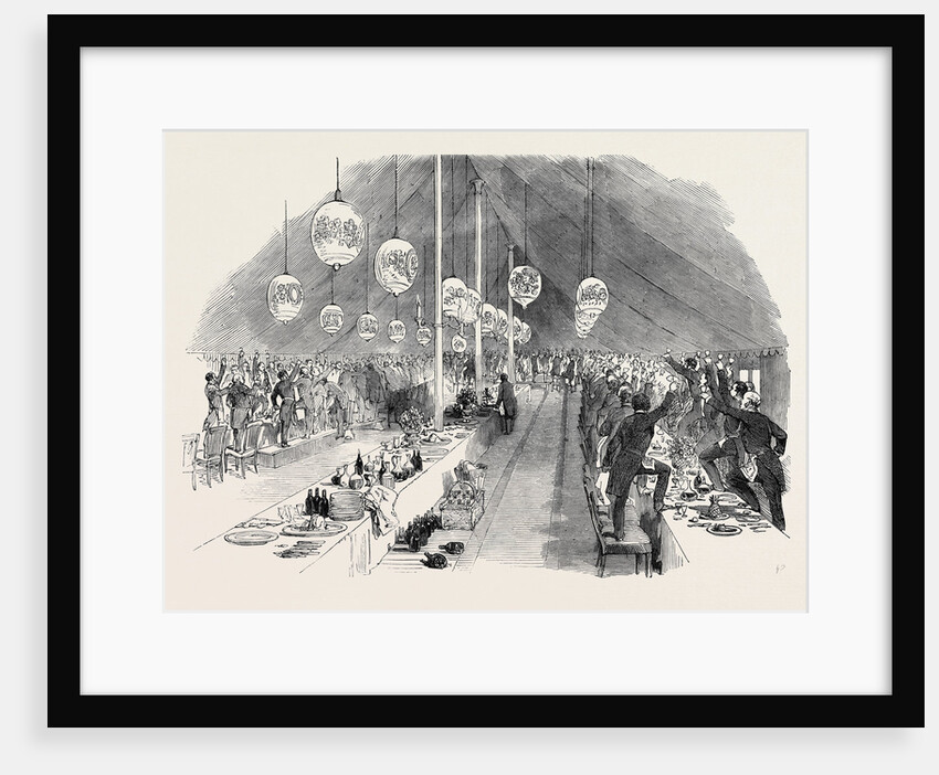 Grand Masonic Banquet, at Rugby, to General Sir Charles Napier, G.C.B., Drinking the General's Health by Anonymous
