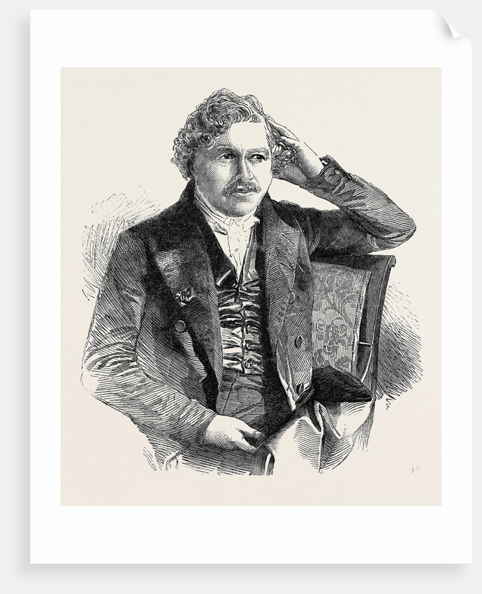 The Late M. Daguerre, from a Daguerreotype by Claudet by Anonymous