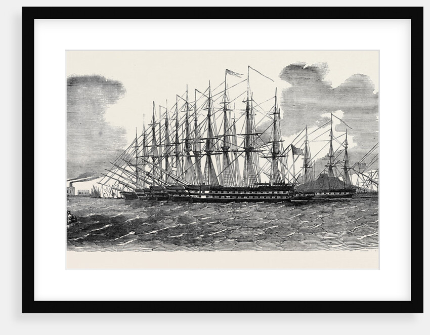 The Egyptian Fleet in the Harrour of Alexandria. by Anonymous