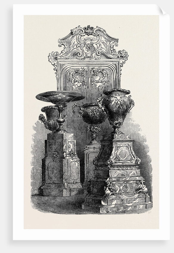 Malachite Door and Vases, from Russia by Anonymous