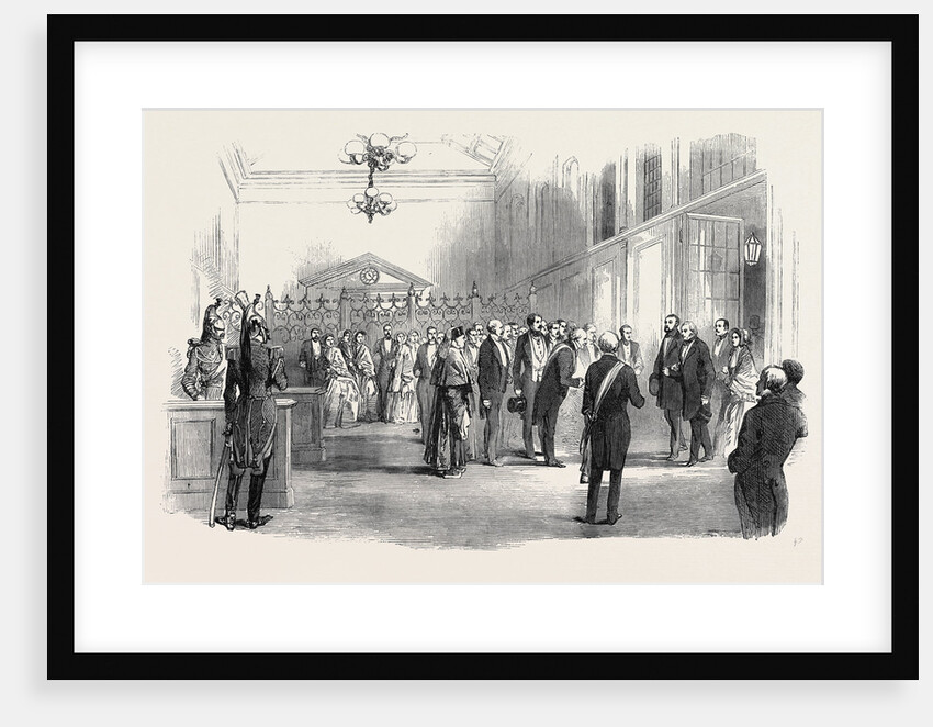 Reception of the Lord Mayor of London, at the Railway Terminus at Paris by Anonymous