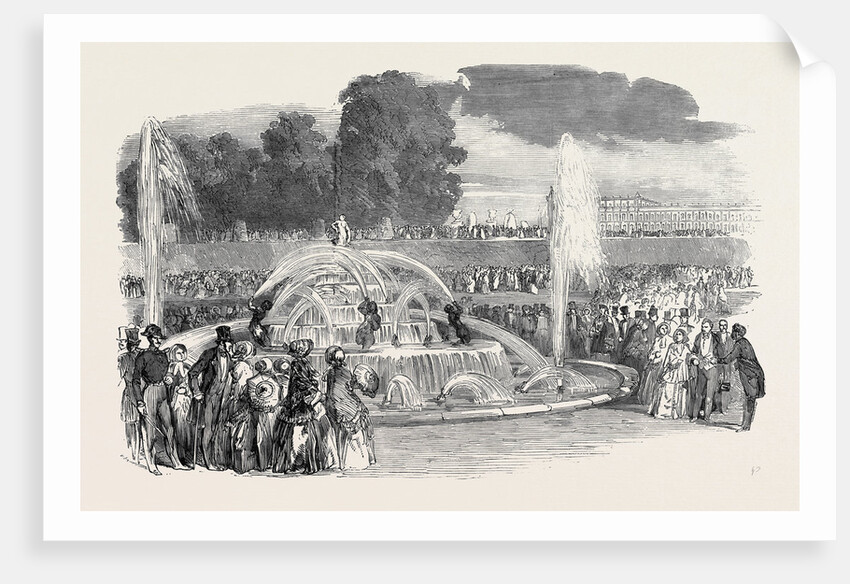 Versailles, the Grandes Eaux, Bassin De Latone by Anonymous