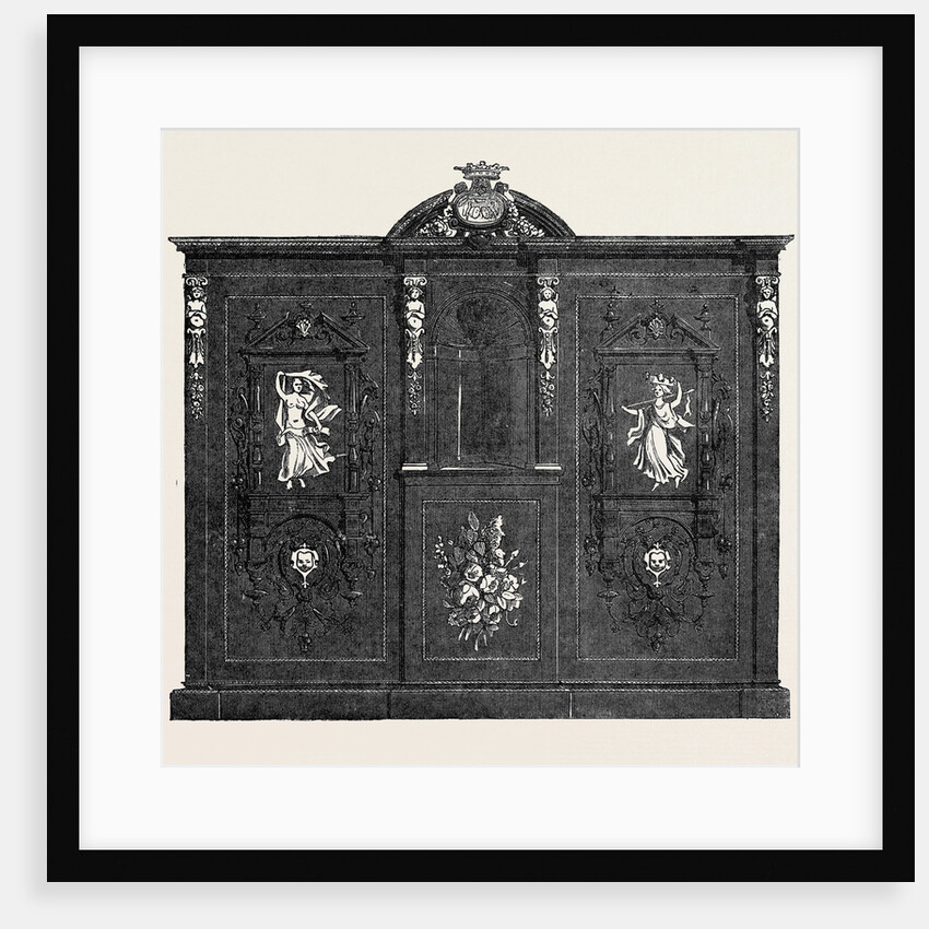 Bookcase in Ebony, Great Exhibition by Anonymous