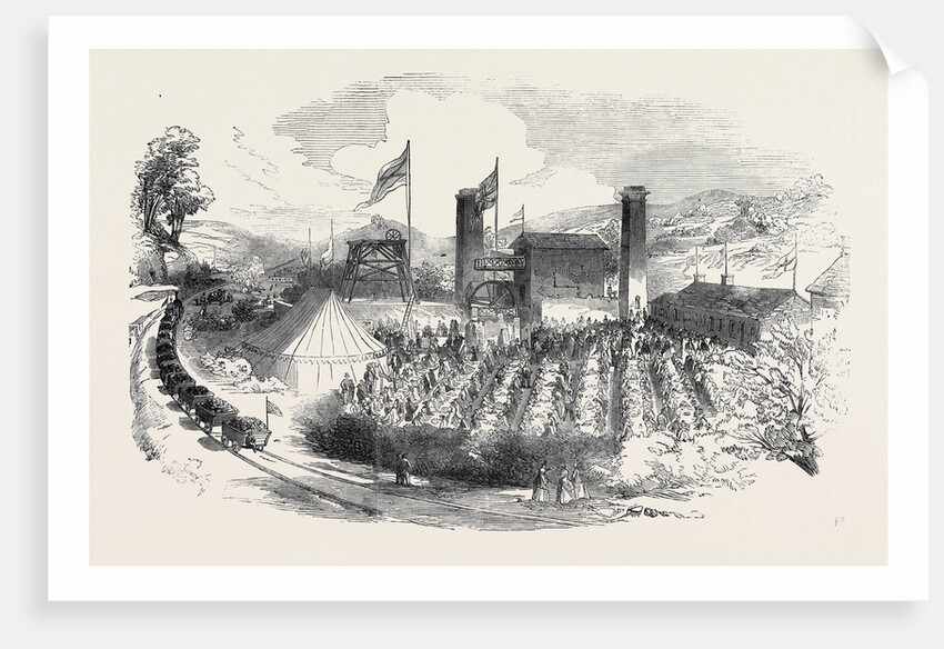Fete in Celebration of Winning the Coal, on the Rhondda Branch of the Taff Vale Railway by Anonymous