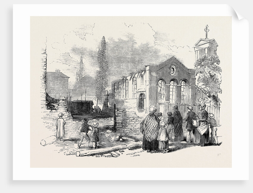 Ruins of the Fire at Richmond; UK by Anonymous