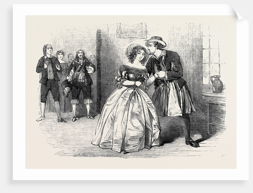 Scene from the New Comic Opera of the Queen of a Day, at the Haymarket Theatre by Anonymous