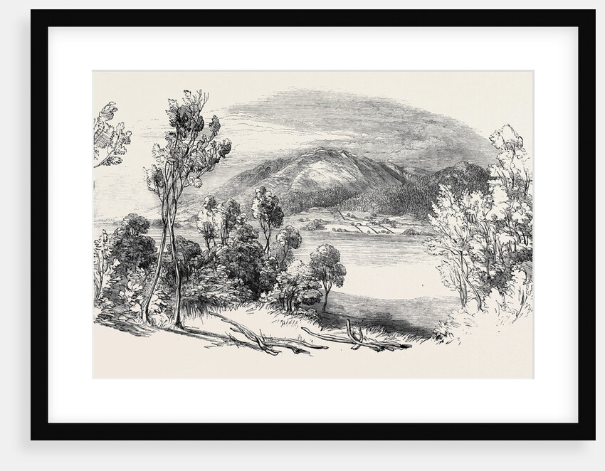 Bassenthwaite Water (Skiddaw Beyond), from Wythop Woods, the Lake District by Anonymous