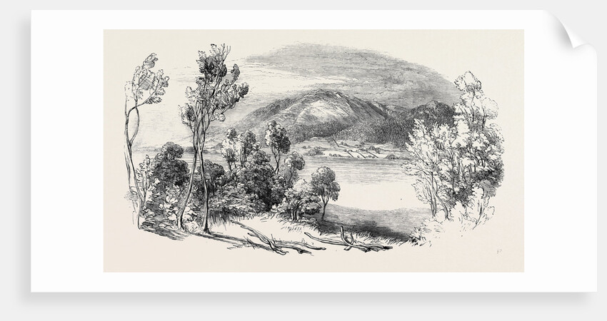 Bassenthwaite Water (Skiddaw Beyond), from Wythop Woods, the Lake District by Anonymous