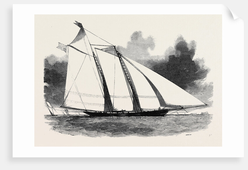 The Schooner Yacht America by Anonymous