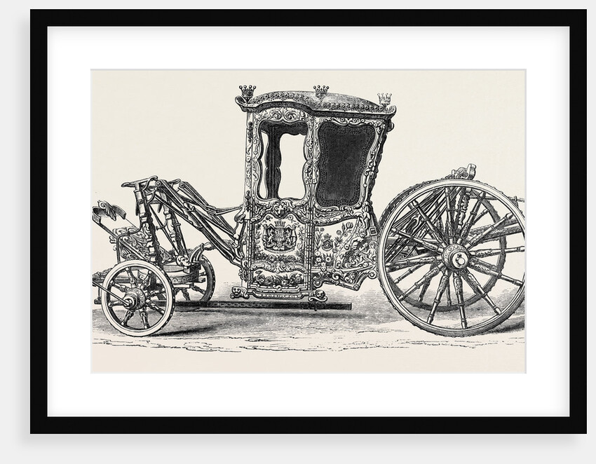 The Loan Collection South Kensington Museum: Carriage of the Eighteenth Century Lent by the Earl of Darnley 1869 by Anonymous