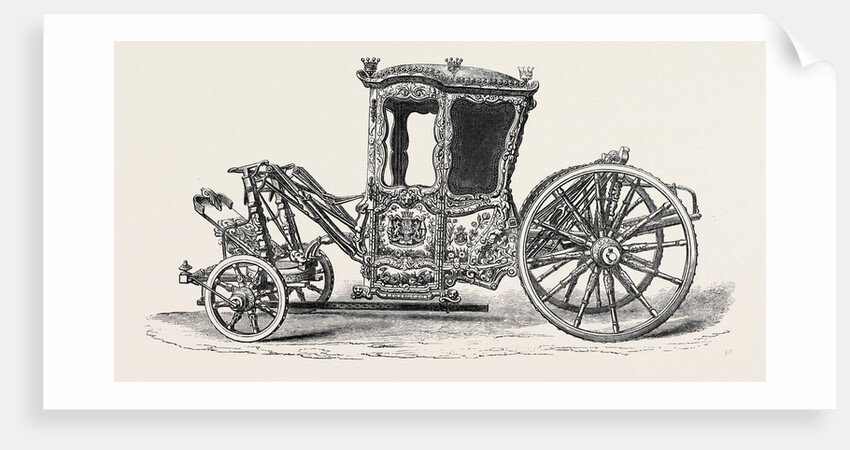 The Loan Collection South Kensington Museum: Carriage of the Eighteenth Century Lent by the Earl of Darnley 1869 by Anonymous