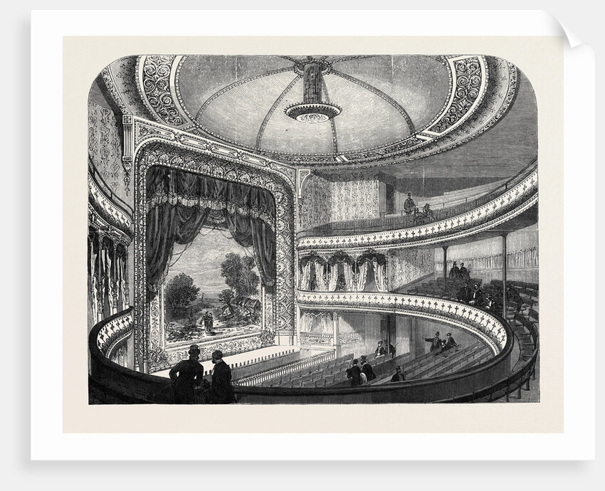 The New Globe Theatre Strand London UK 1869 by Anonymous