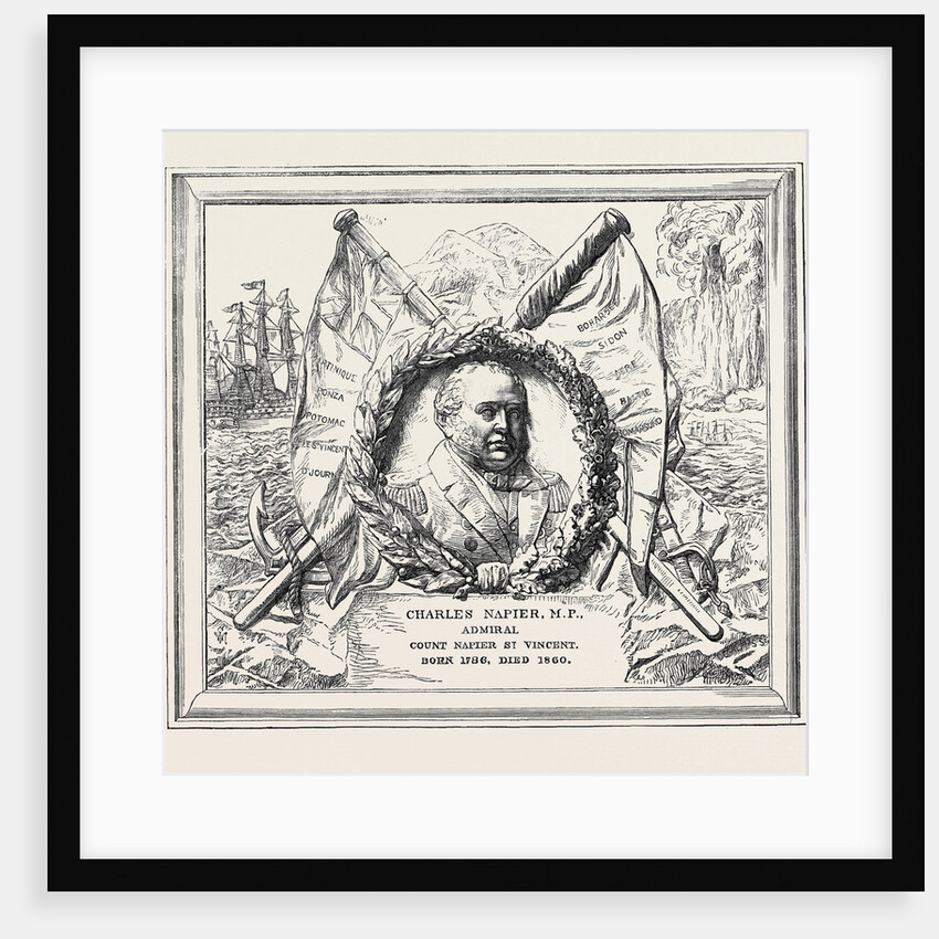 Monument of Admiral Sir Charles Napier in St. Paul's Cathedral London UK 1869 by Anonymous