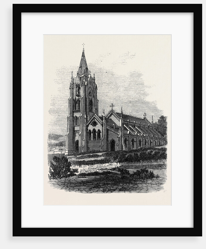 Roman Catholic Cathedral Wellington New Zealand 1869 by Anonymous