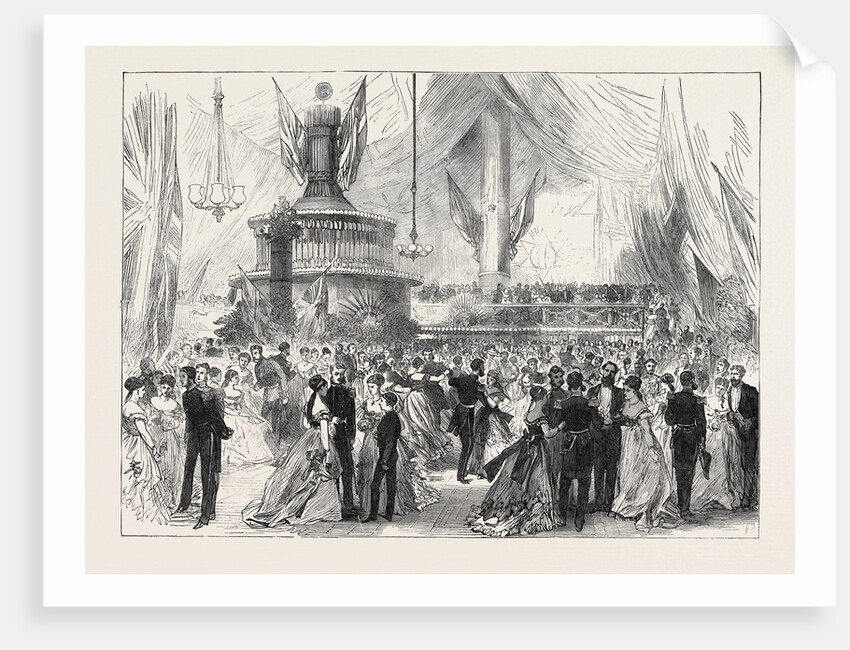 New Year's Eve Ball on Board H.M.S. Caledonia at Malta 1869 by Anonymous