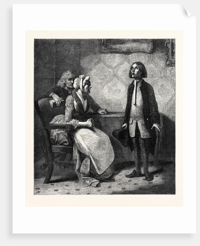 Scene from 'the Hypocrite', in the National Gallery (British School) South Kensington Museum 1869 by Anonymous