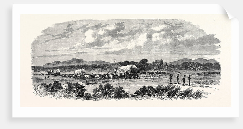 Travelling in Africa: Two Days Without Water 1869 by Anonymous