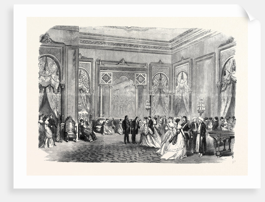 Fetes of the Viceroy of Egypt at Cairo: The Ball 1869 by Anonymous