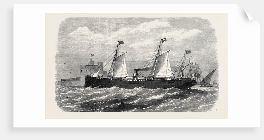 The Adriatic and Oriental Company's Screw-Steamer Cairo of the Brindisi and Alexandria Line 1869 by Anonymous