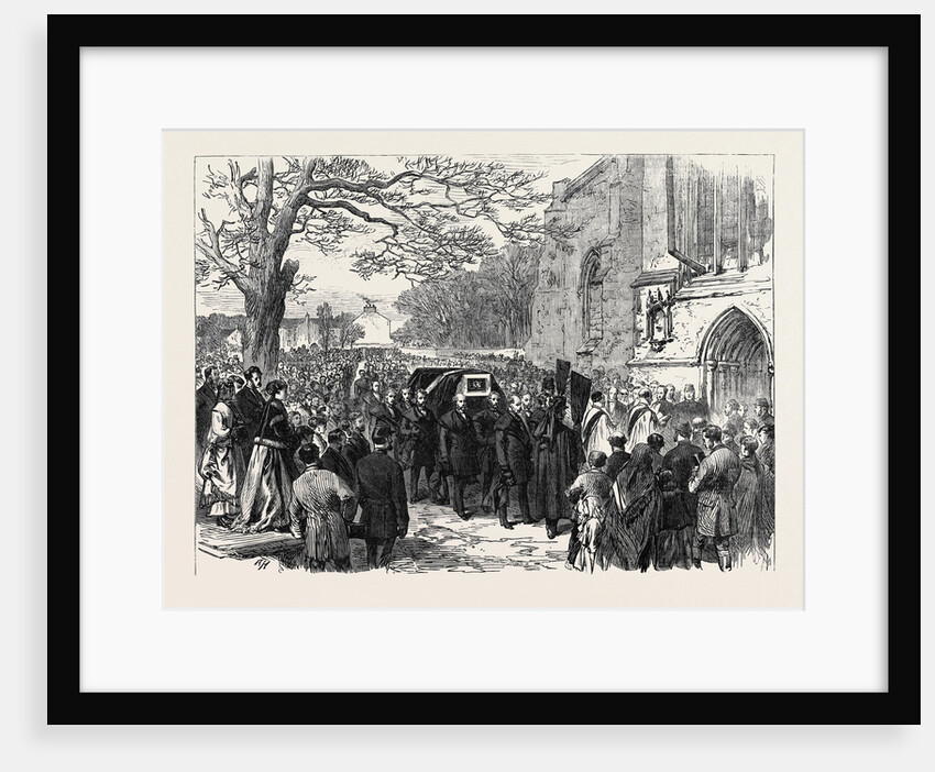 The Hunting Disaster in Yorkshire: The Funeral of Sir Charles Slingsby at Knaresborough 1869 by Anonymous