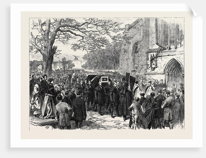 The Hunting Disaster in Yorkshire: The Funeral of Sir Charles Slingsby at Knaresborough 1869 by Anonymous