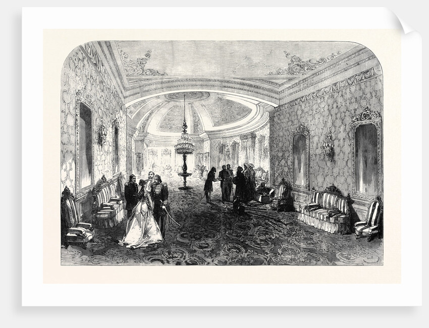 The Prince and Princess of Wales in Egypt: The Palace of Esbekieh Cairo Egypt 1869 by Anonymous