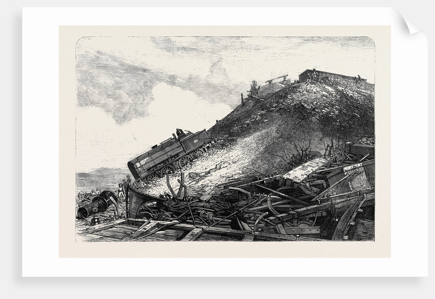 The Disaster on the Great Indian Peninsula Railway: Scene of the Accident 1869 by Anonymous