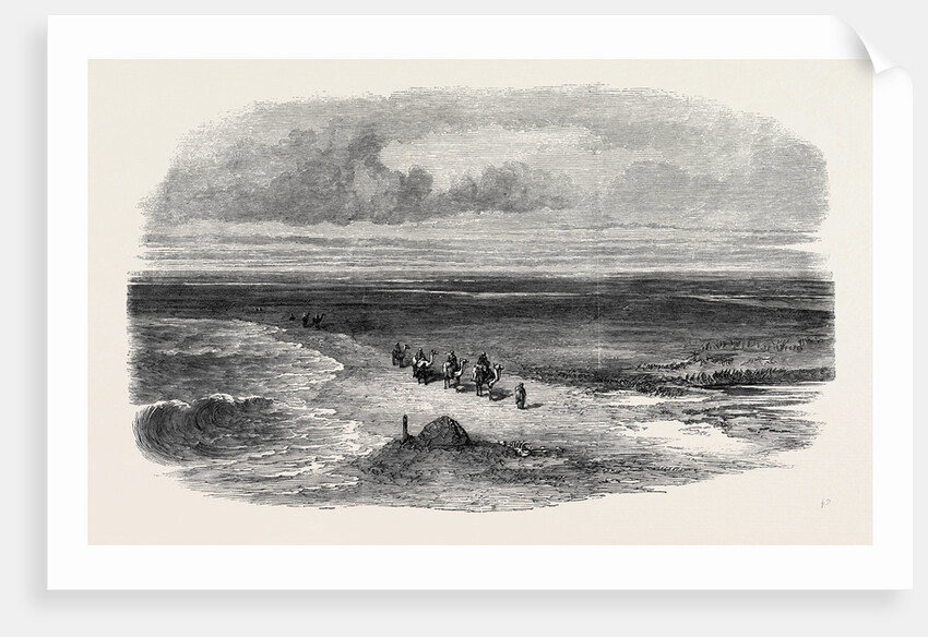 The Isthmus of Suez Maritime Canal: The Pelusian Plain 1869 by Anonymous